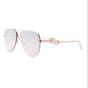 GUESS ROSE GOLD SUNGLASSES.